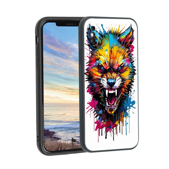 Wolverine-face-538 phone case for iPhone XS Max for Women Men Gifts,Flexible Painting silicone Anti-Scratch Protective Phone Cover