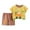 a251-Brown, variant on HCNTES Toddler Girls Boy Clothes Baby Boys Summer Outfits Patchwork Short Sleeve T-Shirt Shorts Set Summer Clothes Set(12-18 Months,a254-Light Yellow)