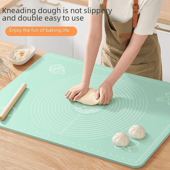 Thickened Kitchen Kneading Mat – Non-Slip Baking & Dough Mat, Easy Clean Food-Grade Silicone Pastry Board for Bread, Pizza, Household & Restaurant Use