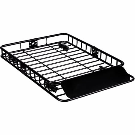 Roof Rack Basket 46x36x4.5in  200lbs Capacity  Universal Rooftop Cargo Carrier for Truck SUV Vehicle