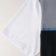 thumbnail image 5 of Vmvidoty Men's Casual T Shirts Short Sleeve Crew Neck Color Block Graphic Tees Shirt Summer Tops Light Blue M, 5 of 9