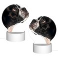 thumbnail image 2 of Daiia Black And White Boston Terrier Pattern Acrylic Night Light, LED Touch Light, Bedroom Night Light, Soft Glowing Lamp Perfect Gift for Mother's Day, Birthday, or Christmas, 2 of 9