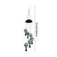 thumbnail image 3 of Outdoor Solar LED Hot Air Balloon Wind Chime Light,Solar Powered Hanging Garden Decor Home Decor Collection, 3 of 6