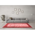thumbnail image 3 of Ahgly Company Indoor Round Animal Red Traditional Area Rugs, 5' Round, 3 of 4