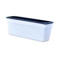 thumbnail image 4 of Dickly Rectangle Self Watering Planter Nursery Planting Pot Practical Shatter Resistant Black inner basin, 4 of 8