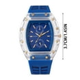 thumbnail image 3 of Reloj de Pulsera Para Hombre, Original A Estrenar Correa Metalica Hombre, Moderno, Casual, Deportivo Reloj de Pulsera,Reloj Digital Multifuncional para Hombres, Deportes, Correr C,Alloy, 3 of 6
