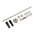 thumbnail image 1 of Rear Axle, Aluminum Alloy Anodized  Metal Rear Axle  For WPL D12 Silver, 1 of 8