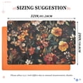 thumbnail image 6 of Yayeee Doormat for Indoor Entrance 32" x 20" Non Slippery Floor Rug, Colorful Flower, 6 of 8