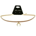 thumbnail image 2 of Mi Amore Crescent Choker-Necklace Brown/Gold-Tone, 2 of 3