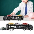 thumbnail image 4 of Juguetes Para Automóviles De Camión Transportadores, Corre Suavemente Transporte Suavemente Las Ruedas De Goma De Los Camiones Resistentes Al Choque Desmontable Con 6 Modelos De, 4 of 7
