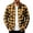 Yellow, variant on Plaid Shacket for Men Ghalytn Check Zip Shirt Jacket - Casual Outerwear with Pockets
