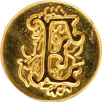 Manuscript Short Handle Design Sealing Set W/Red Wax-E