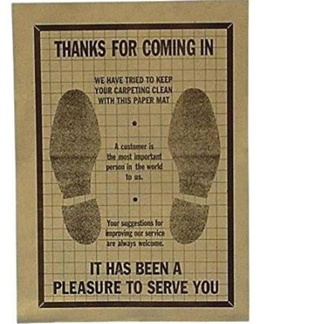 Other Auto Tools Supplies 500 Bx Paper Floor Mats John Dow