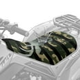 thumbnail image 2 of Uorisanigo ATV Seat Cover Camo American Flag Skull Deer 4-Wheeler Seat Cover Compatible with Polaris Sportsman Polaris Scrambler Honda Rancher Seats Covers Protection, 2 of 7