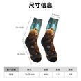 thumbnail image 3 of Balery Cute Butterfly Bear Calcetas Largas con Estampado para Hombre y Mujer – Suaves y Transpirables, Talla Única (US 5-11), 3 of 6