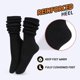 thumbnail image 5 of Calcetines deportivos de compresión, calcetines de burbujas de primavera y otoño, calcetines gruesos para correr con fondo de toalla para hombres y mujeres, 2 pares, blanco + negro, 5 of 5
