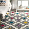 thumbnail image 2 of Sharee Trellis Shaggy Area Rug, 2 of 4