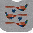 thumbnail image 4 of Inktastic Bird Lover Pheasant Hunting Boys or Girls Baby Bib, 4 of 4