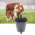 thumbnail image 3 of 8L Plastic Feeder Bucket with Nipples Check Valves Feeding Equipment for Livestock Use, 3 of 8