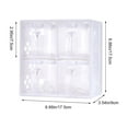thumbnail image 3 of Transparent Seasoning Box, with Handle and Spoon, Storage Container Rack Set, Detachable, 4 Compartments, Food-grade Plastic, Space-saving, for Spices Seasonings, 3 of 6