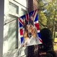 thumbnail image 2 of Collie with English Union Jack British Flag House Flag, 2 of 4