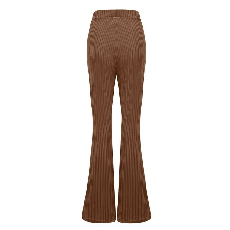 Pinspark Womens Flare Pants Ribbed … curated on LTK