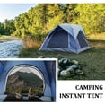 thumbnail image 7 of 3 Person Tents for Camping - KANCOKIT Outdoor Waterproof Dome Family Tents with Removable Rainfly, Breathable with 2 Doors & 2 Large Mesh Windows - Easy Set Up for Backpacking, Hiking, Travelling, 7 of 7