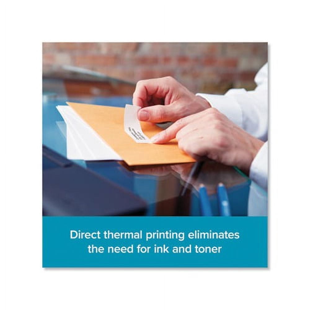 LW Address Labels 1.13" x 3.5", White, 130/Roll, 6 Rolls/Pack
