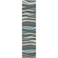 thumbnail image 4 of Mayberry Rug Axel Impulse Waves Striped Area Rug Grey 7'10" x 9'10" 8' x 10', 4 of 4