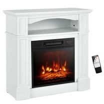 Topbuy Electric Fireplace 32 x 31 Freestanding 5000 BTU Electric Indoor Fireplace