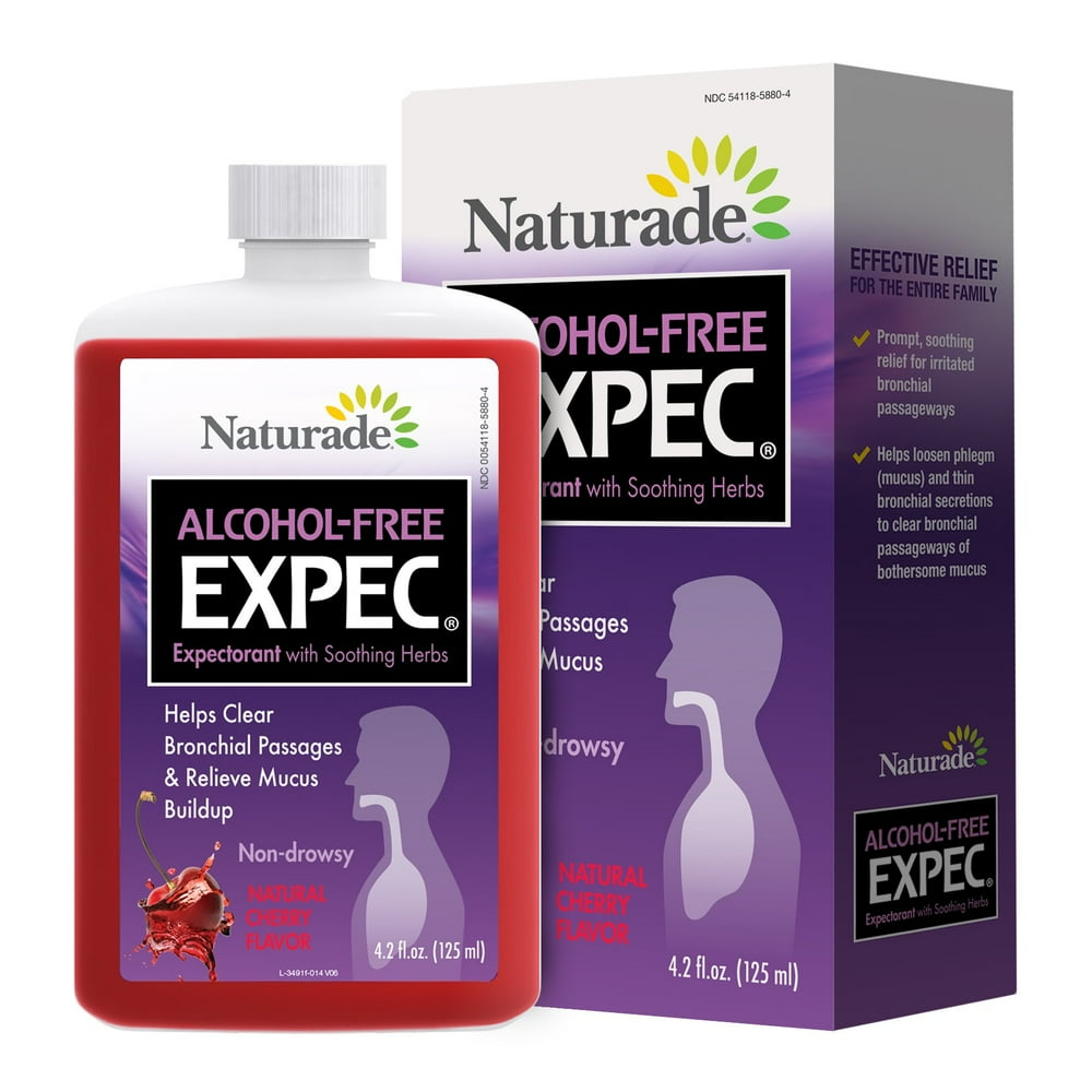 Naturade ALCOHOL FREE EXPEC® Herbal Expectorant with Guafenesin, 4.2 fl