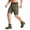 Army Green, variant on Mens Lightweight Quick Dry Hiking Shorts with Adjustable Waistband and Multiple Zipper Pockets for Outdoor Activities