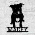 thumbnail image 4 of Craftnamesign Custom Pitbull Metal Sign LED Light, Pitbull Sign, Pitbull Decor, 4 of 5
