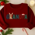 thumbnail image 2 of Grandpa Christmas Sweatshirt | Matching Grandpa Xmas Shirt | Grandpa Reindeer Hoodie | Matching Christmas for Family | Grandpa PJ Xmas Top, 2 of 5