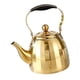 thumbnail image 4 of Tetera de acero inoxidable con infusor y colador, hervidor de agua de cocina espesado 1.0L Oro, 4 of 9