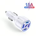 thumbnail image 3 of 1pc White Car Charger, 3 of 4