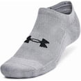 thumbnail image 3 of Unisex Under Armour UA Essential 6-Pack Ultra Low Socks  Multi Color .Black-white- Gray, 3 of 4