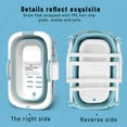 thumbnail image 6 of Piweml  40.6 Inch Portable Bathtub, Foldable Bathtub for Adults Kids, Separate Family Bathroom SPA Therapy Tub with Ergonomic Seat & Massage Roller, Soaking Hot SPA and Ice Bath Tub, 6 of 10