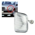 thumbnail image 1 of Car Front Corner Light Car Front Corner Light Abs Car Front Corner Light Scratch Resistant Turn Signal Lights Replacement For 190 W201 1982-1993 Without Bulb, 1 of 7