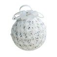 thumbnail image 2 of Large 3.15-Inch White Christmas Foam Ball, Lightweight Ornament for DIY Crafting & Holiday Tree Decor,A, 2 of 7