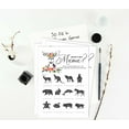 thumbnail image 4 of Inkdotpot 50-Pack Who Is My Mommy Baby Shower Game Cards Deer Animal My Mommy Name Gender Neutral Activity Cards, 4 of 6
