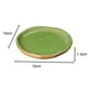 thumbnail image 4 of Bandeja de adorno para mascotas de té de hoja de loto, colección de platos de estatuilla de té, bandeja de cerámica artesanal para servir té para, 4 of 9