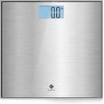 thumbnail image 6 of Stainless Steel Digital Body Weight Bathroom Scale Step-On Technology Large Blue LCD Backlight Display, 400 Pounds , Grey, 12x12 Inch (Pack of 1), 6 of 6