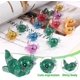 thumbnail image 4 of 30 mini ajolotes de resina, figuras de ajolote en miniatura con purpurina, animales diminutos, 4 of 5