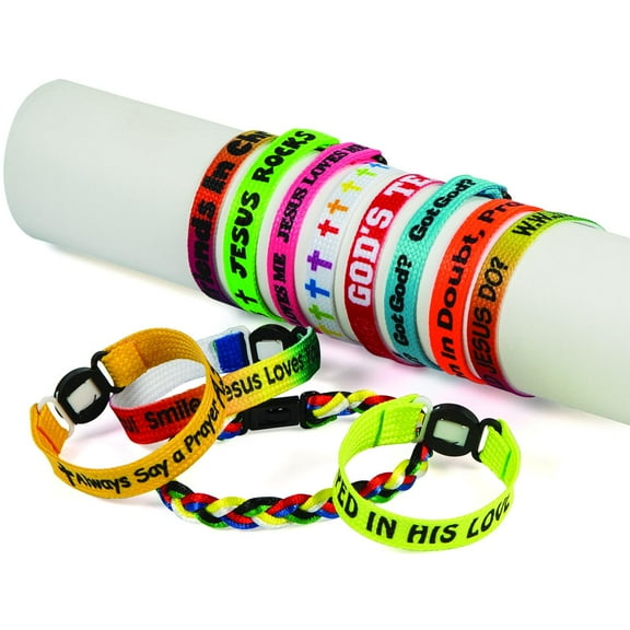 Mega Religious Friendship Bracelets (150 - Jewelry - 150 Pieces