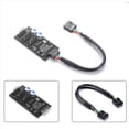 thumbnail image 2 of 2X Conector de Concentrador USB de 9 Pines Divisor USB 1 A 3 USB2.0 Cable de Placa de Cabecera de 9 Pines para Refrigeración por Agua, 2 of 5
