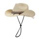 thumbnail image 1 of Sombrero de vaquero de playa a la moda: protección UV plegable y elegante para actividades al aire libre, 1 of 3