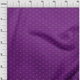 thumbnail image 2 of oneOone Viscose Jersey Fabric Lotus Block Print Fabric BTY 60 Inch Wide, 2 of 5