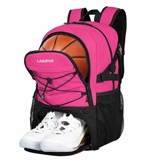 Mochila de Baloncesto LARIPOP con Compartimentos para Balón y Zapatos