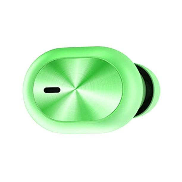 Matsuzay 2021 mini auriculares inalámbricos invisibles de Ture en la oreja auriculares Bluetooth Cables de audio/vídeo Verde